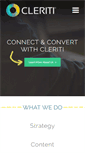 Mobile Screenshot of cleriti.com